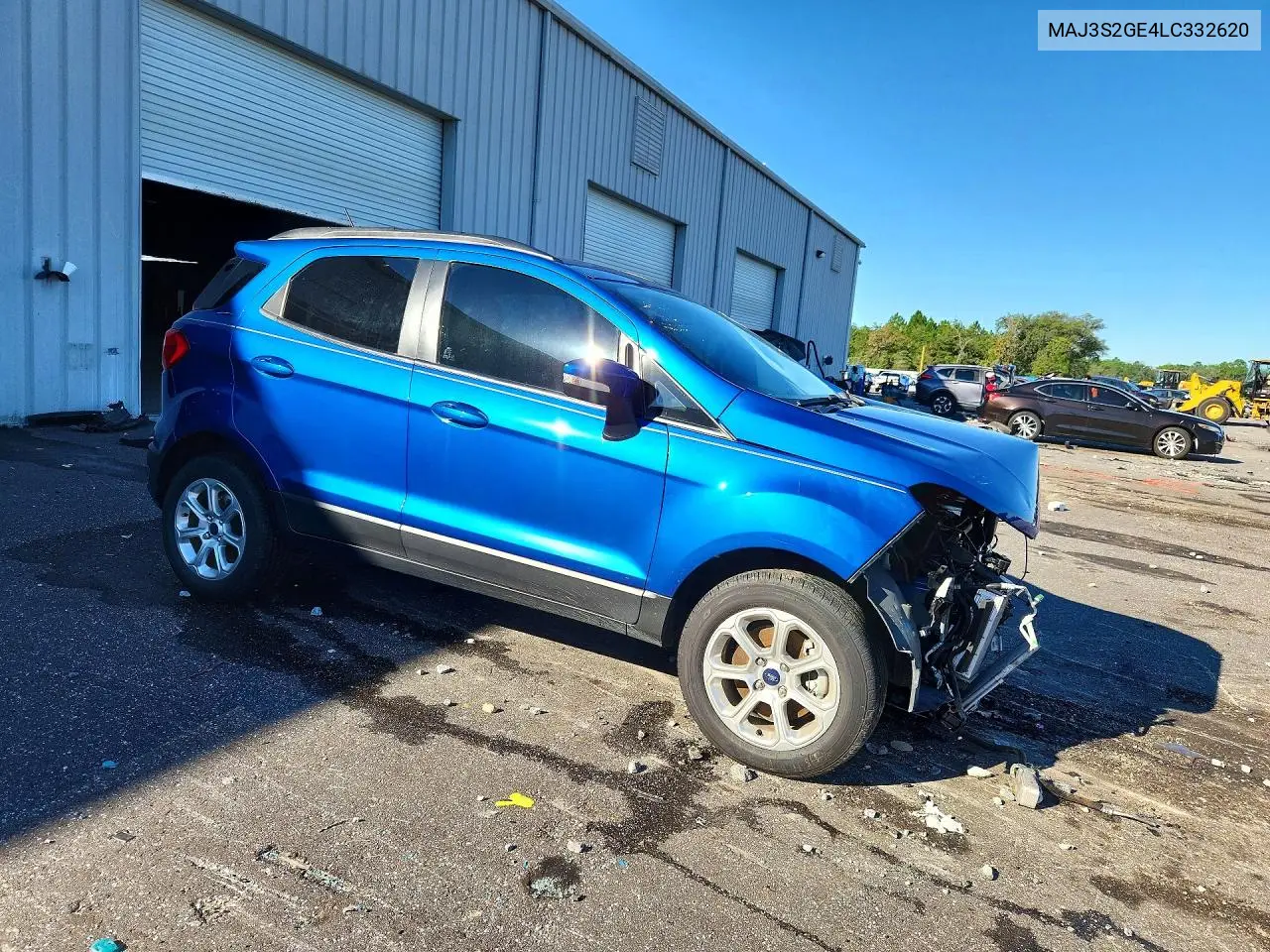 2020 FORD ECOSPORT VIN MAJ3S2GE4LC332620 — фото 4
