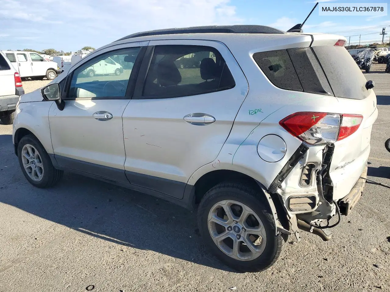 2020 FORD ECOSPORT VIN MAJ6S3GL7LC367878 — фото 2