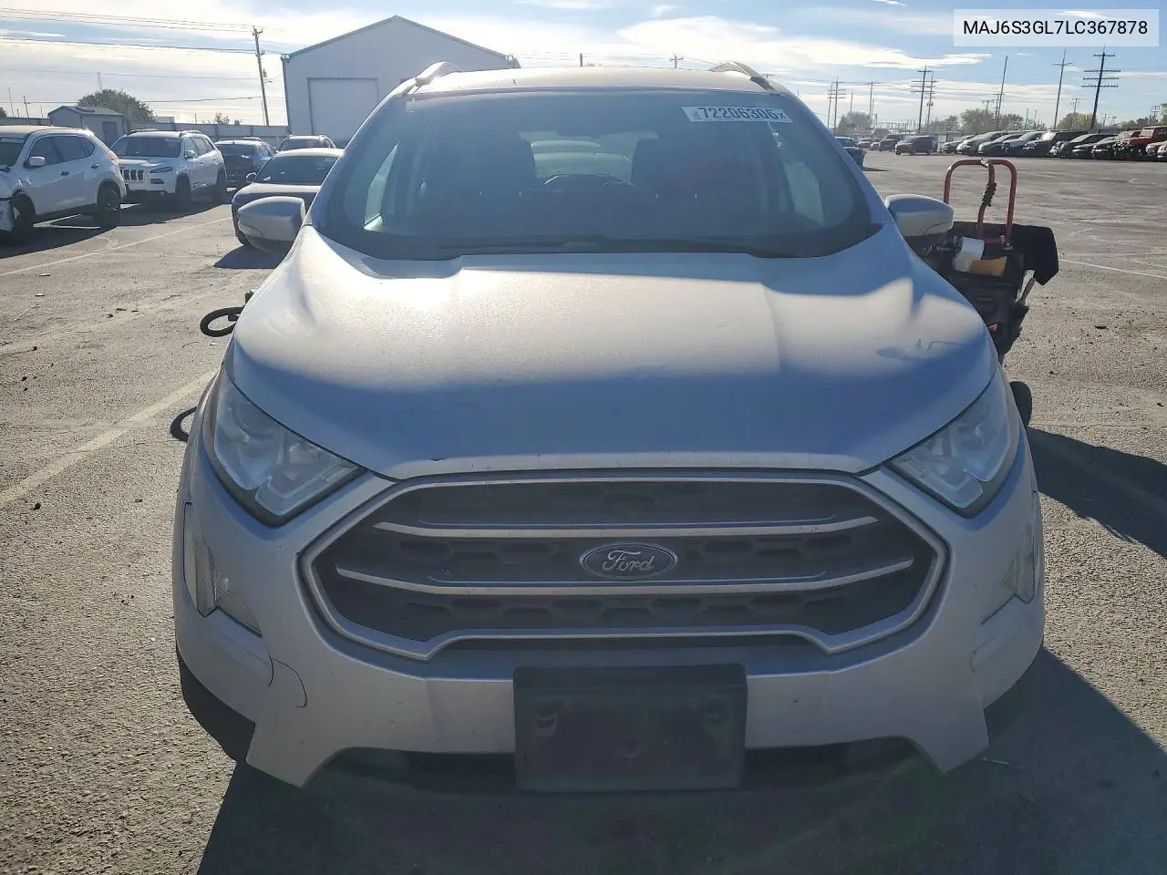 2020 FORD ECOSPORT VIN MAJ6S3GL7LC367878 — фото 5