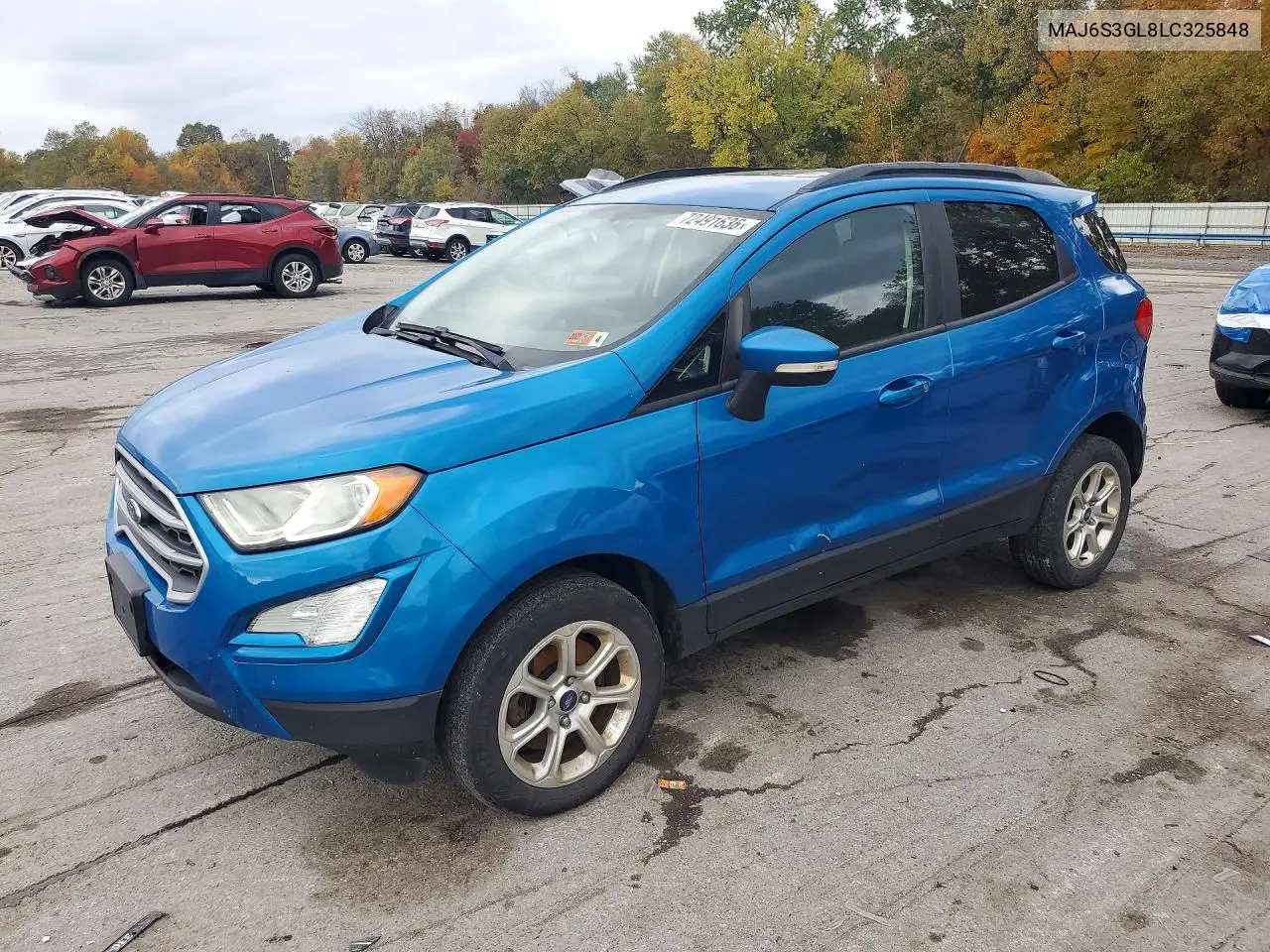FORD ECOSPORT 2020, VIN MAJ6S3GL8LC325848