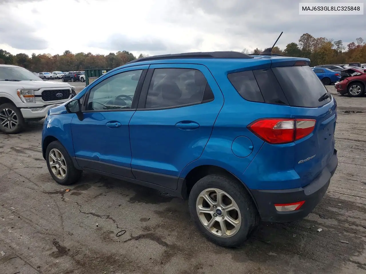 2020 FORD ECOSPORT VIN MAJ6S3GL8LC325848 — фото 2