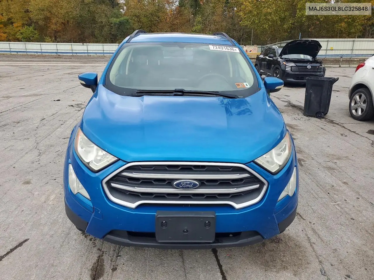 2020 FORD ECOSPORT VIN MAJ6S3GL8LC325848 — фото 5