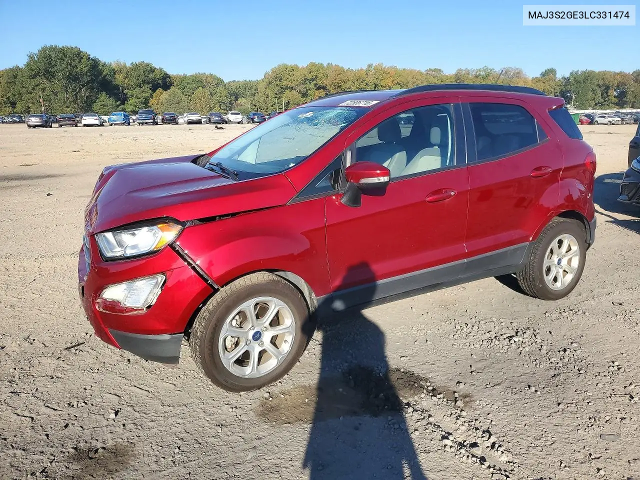 FORD ECOSPORT 2020, VIN MAJ3S2GE3LC331474