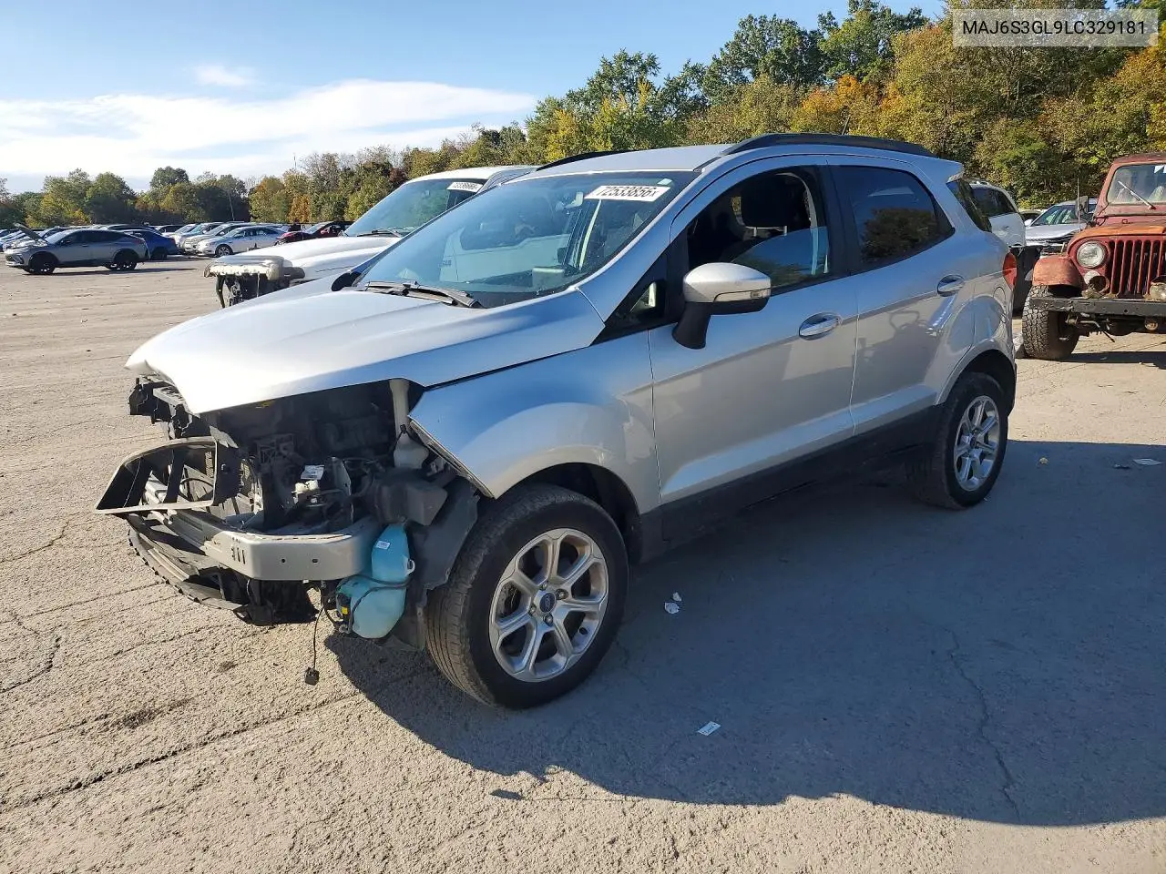FORD ECOSPORT 2020, VIN MAJ6S3GL9LC329181