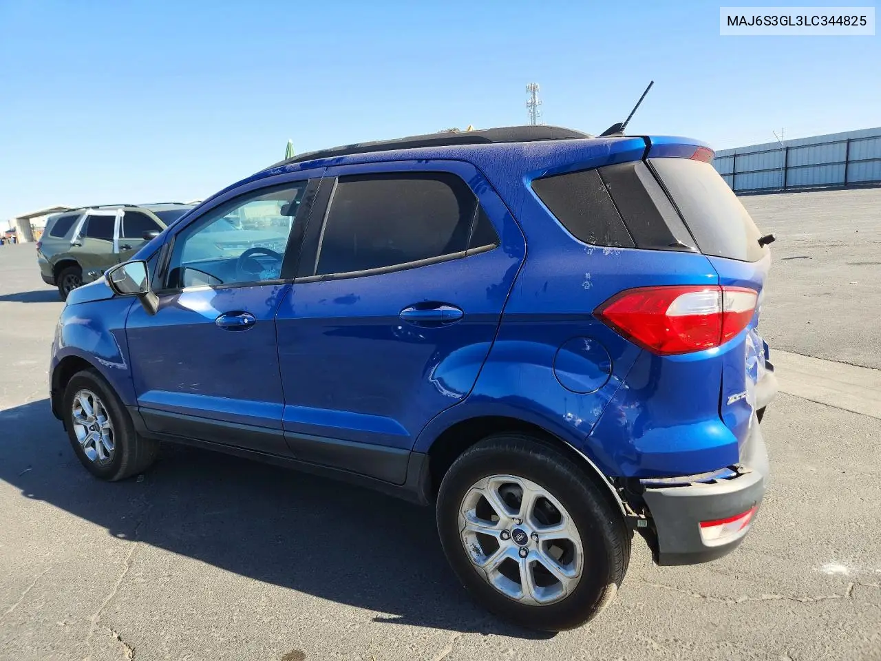 2020 FORD ECOSPORT VIN MAJ6S3GL3LC344825 — фото 2