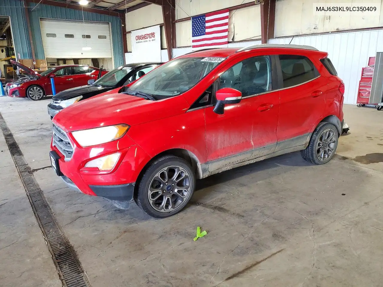 FORD ECOSPORT 2020, VIN MAJ6S3KL9LC350409