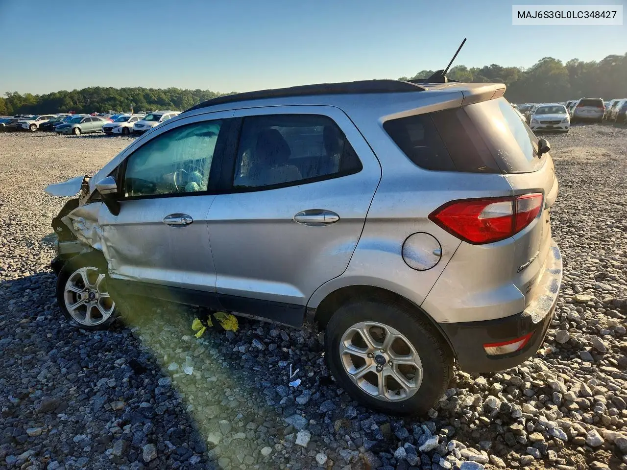 2020 FORD ECOSPORT VIN MAJ6S3GL0LC348427 — фото 2