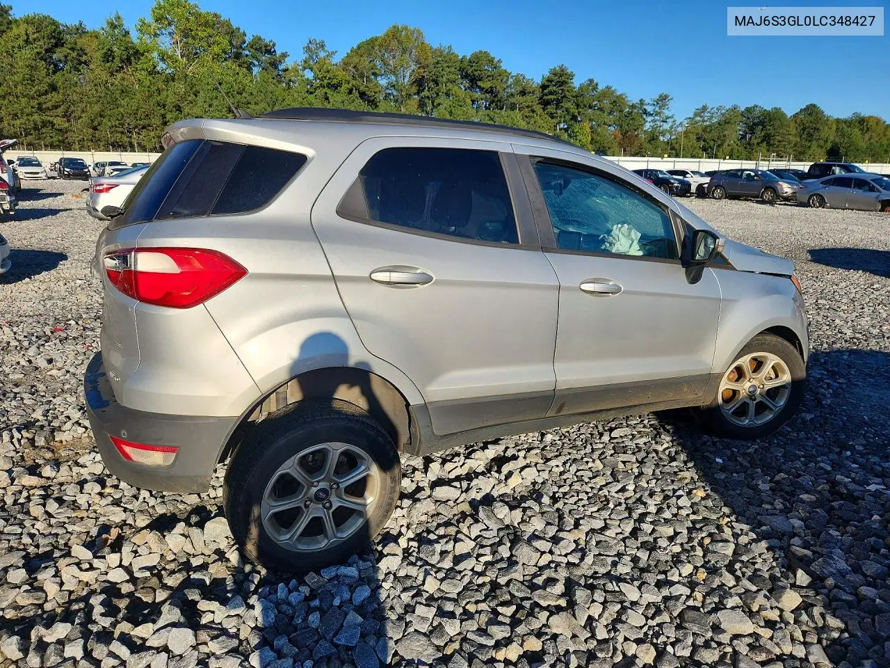 2020 FORD ECOSPORT VIN MAJ6S3GL0LC348427 — фото 3