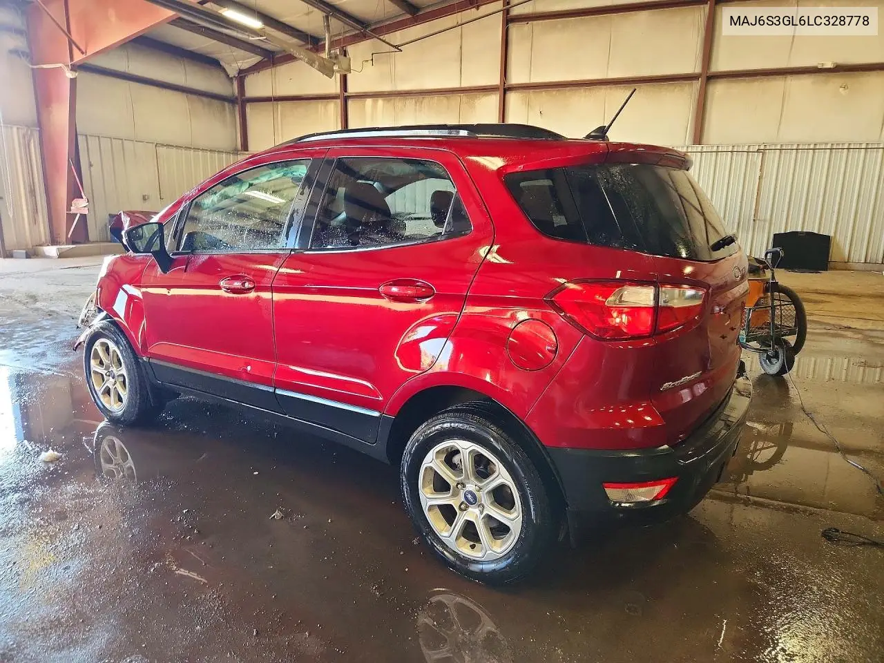 2020 FORD ECOSPORT VIN MAJ6S3GL6LC328778 — фото 2