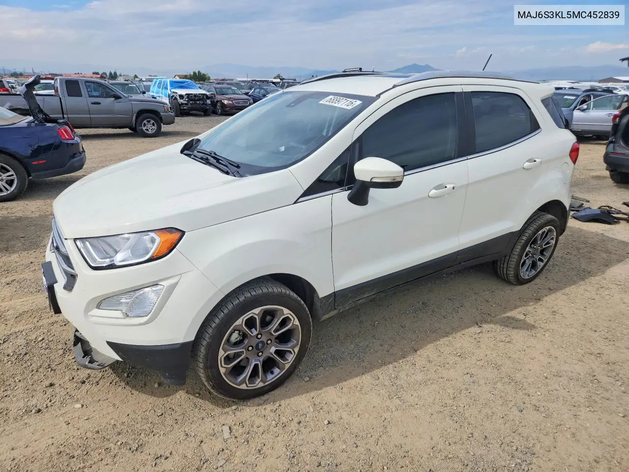 FORD ECOSPORT 2021, VIN MAJ6S3KL5MC452839