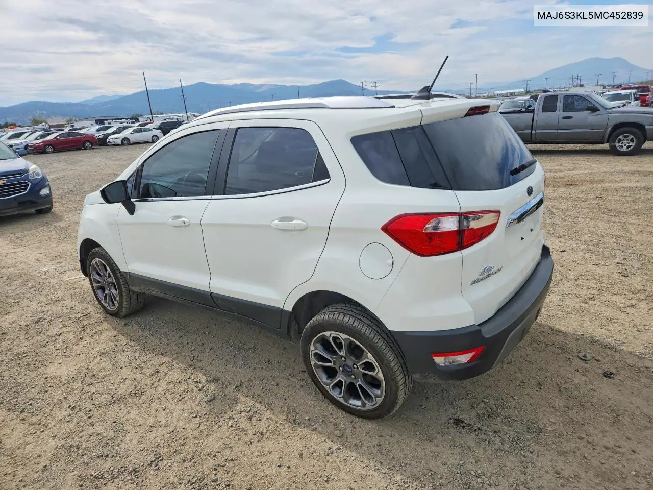 2021 FORD ECOSPORT VIN MAJ6S3KL5MC452839 — фото 2