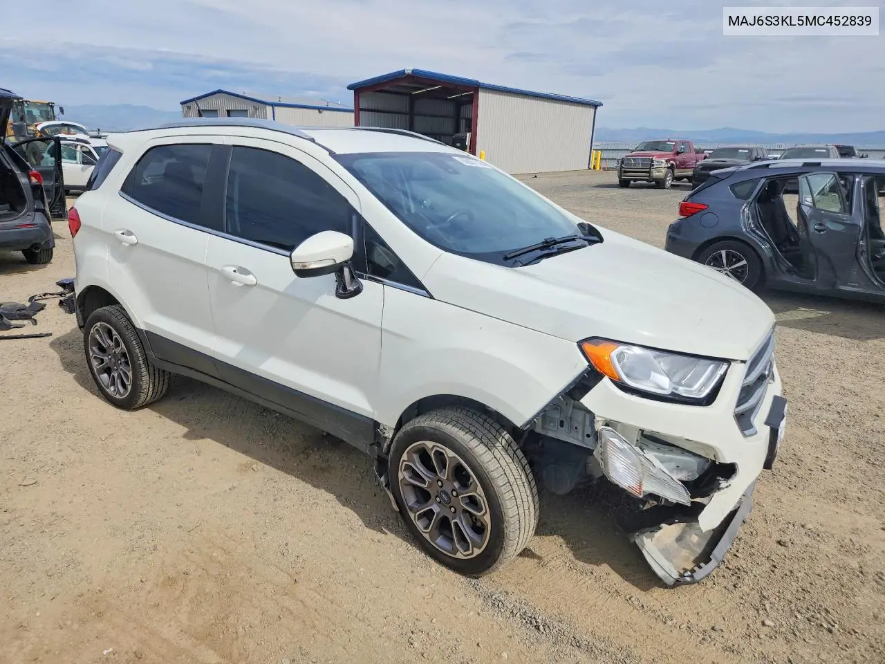 2021 FORD ECOSPORT VIN MAJ6S3KL5MC452839 — фото 4