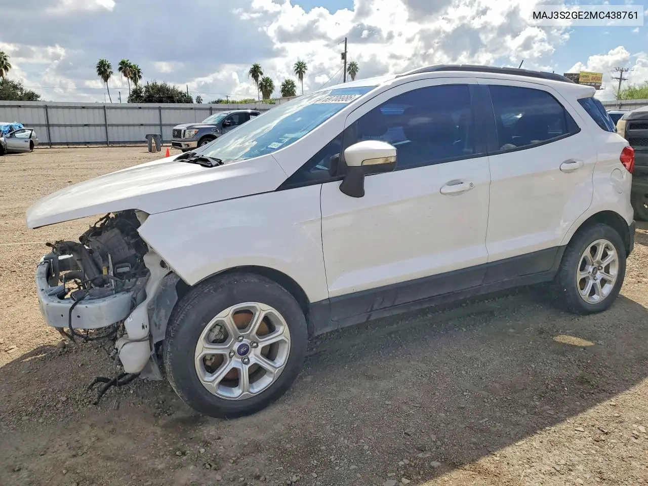 FORD ECOSPORT 2021, VIN MAJ3S2GE2MC438761