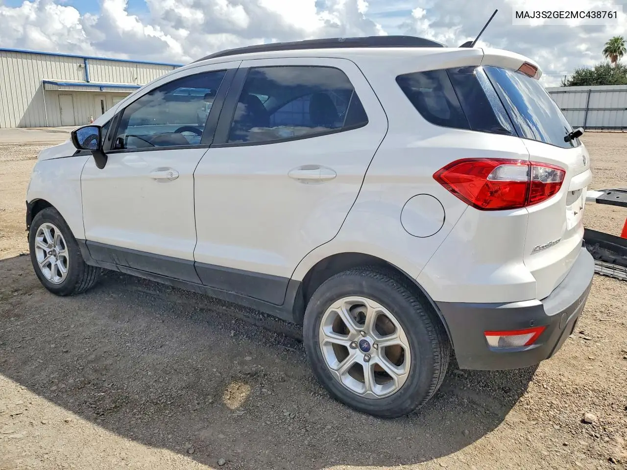 2021 FORD ECOSPORT VIN MAJ3S2GE2MC438761 — фото 2