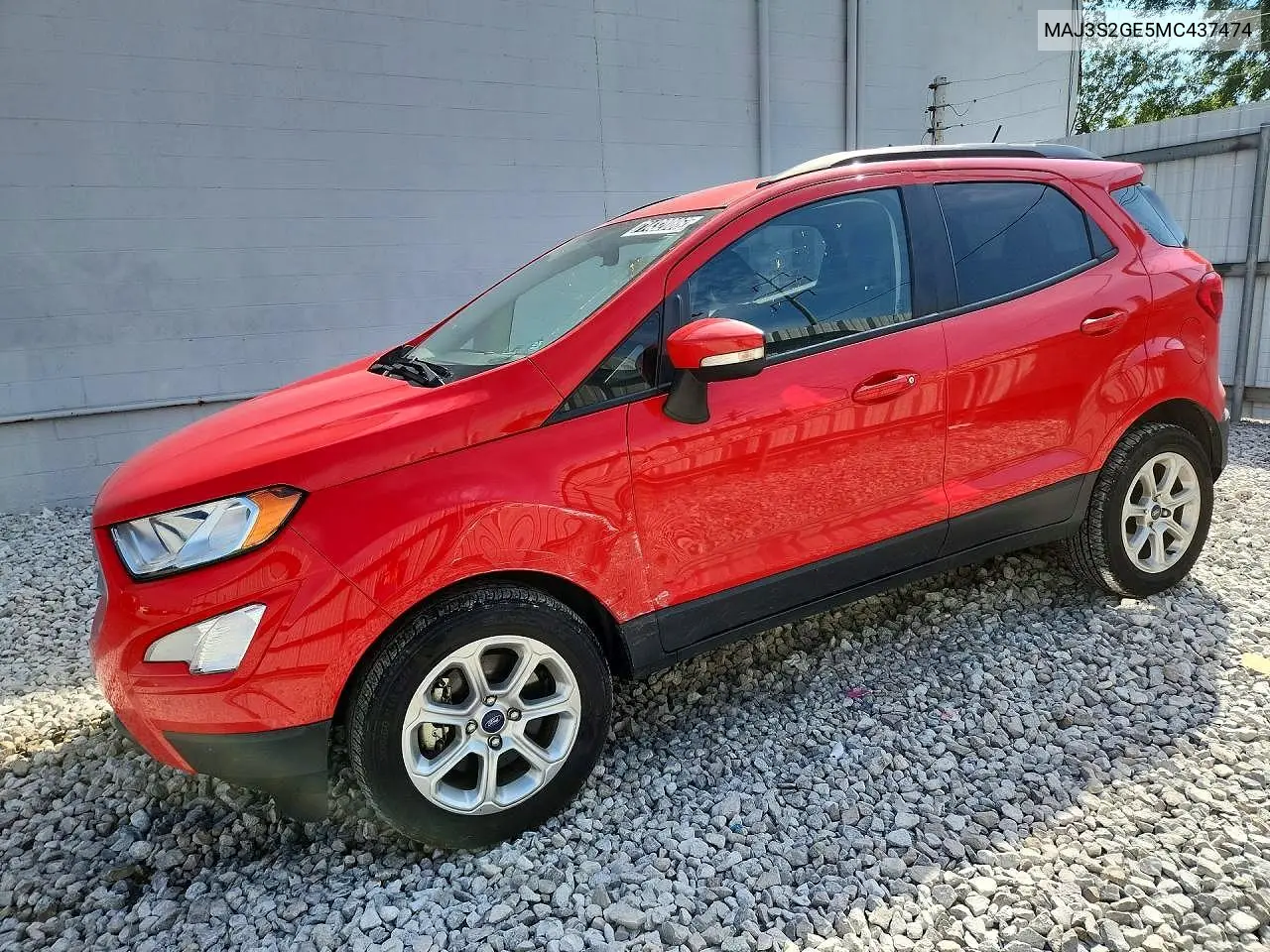 FORD ECOSPORT 2021, VIN MAJ3S2GE5MC437474