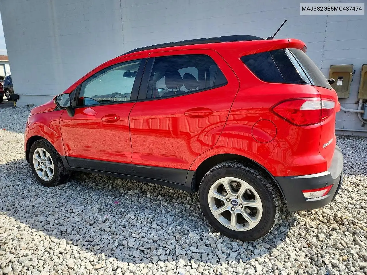 2021 FORD ECOSPORT VIN MAJ3S2GE5MC437474 — фото 2
