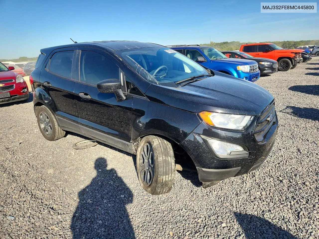2021 FORD ECOSPORT VIN MAJ3S2FE8MC445800 — фото 4