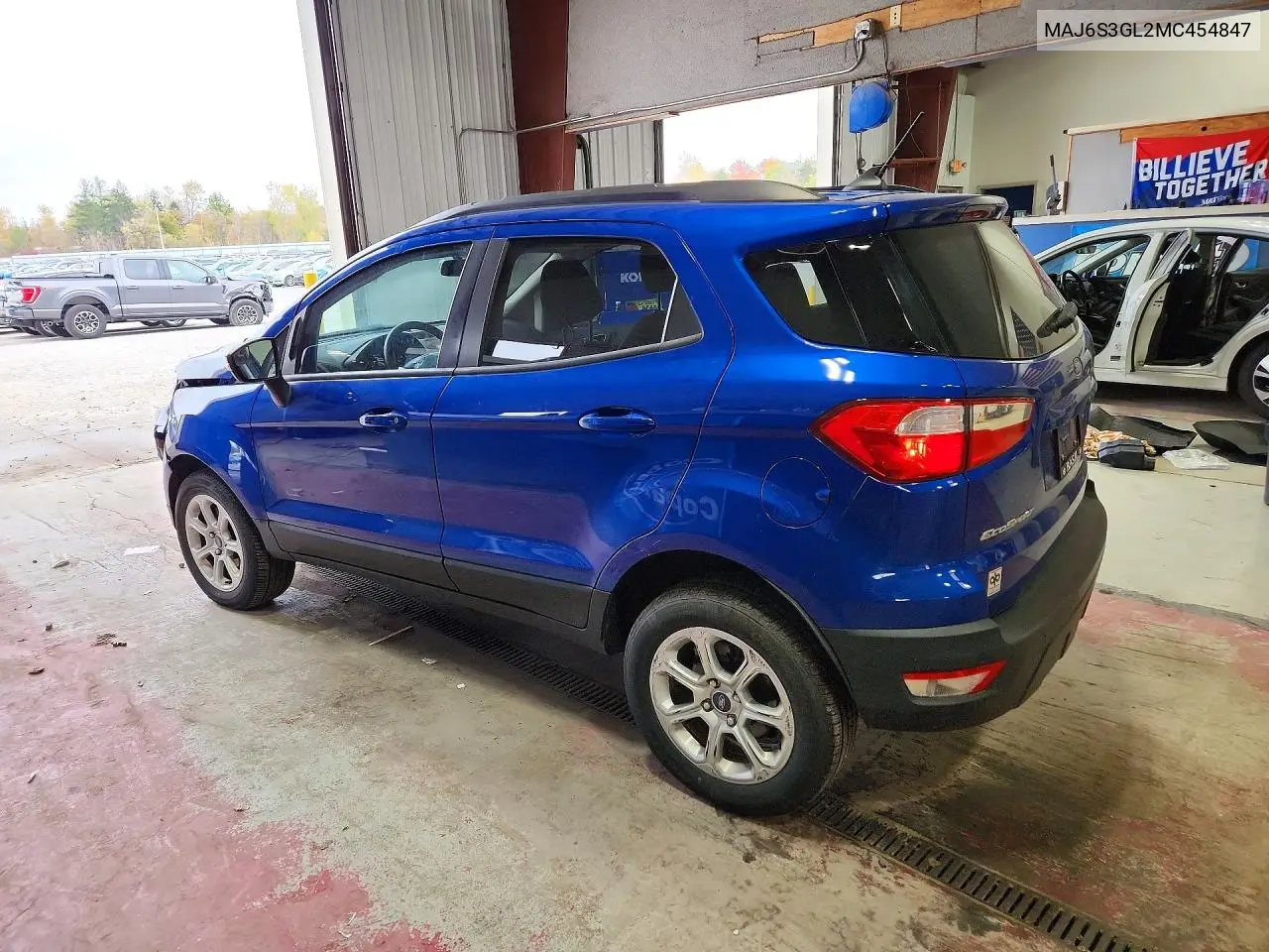 2021 FORD ECOSPORT VIN MAJ6S3GL2MC454847 — фото 2