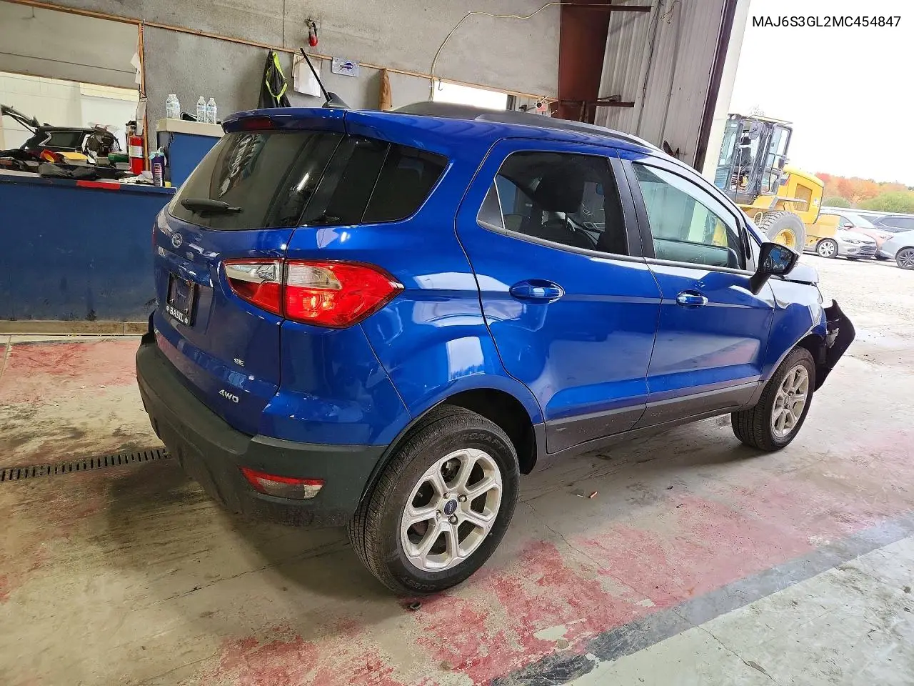 2021 FORD ECOSPORT VIN MAJ6S3GL2MC454847 — фото 3