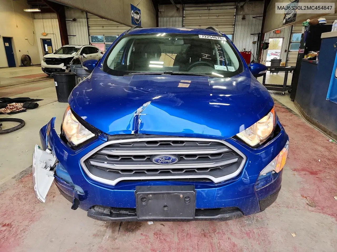 2021 FORD ECOSPORT VIN MAJ6S3GL2MC454847 — фото 5