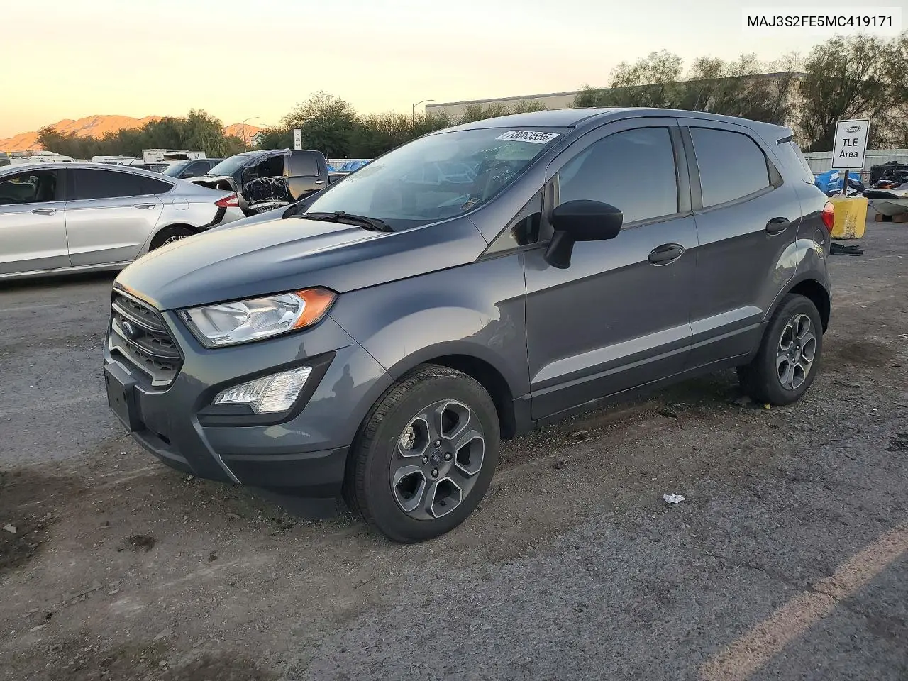 FORD ECOSPORT 2021, VIN MAJ3S2FE5MC419171