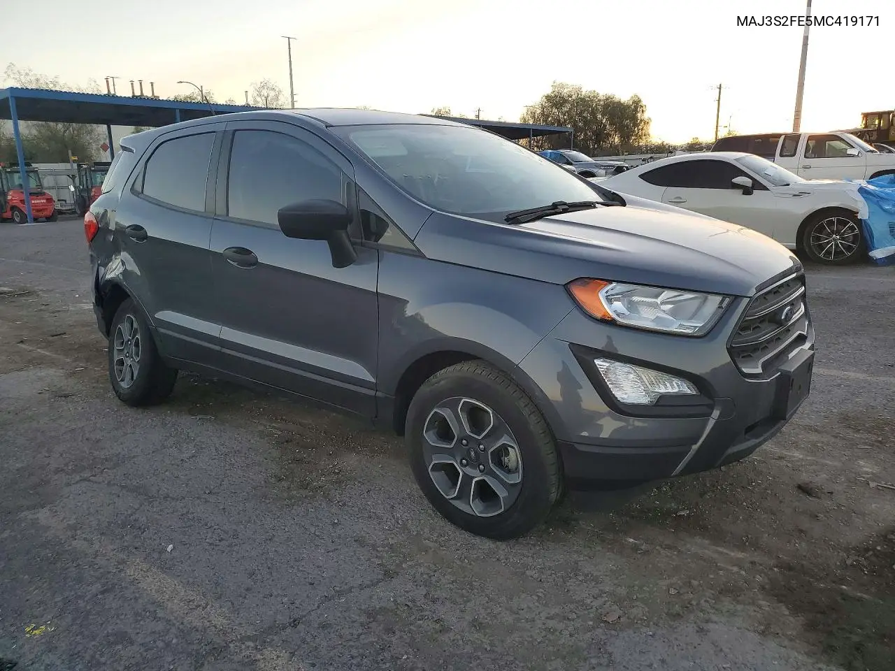 2021 FORD ECOSPORT VIN MAJ3S2FE5MC419171 — фото 4