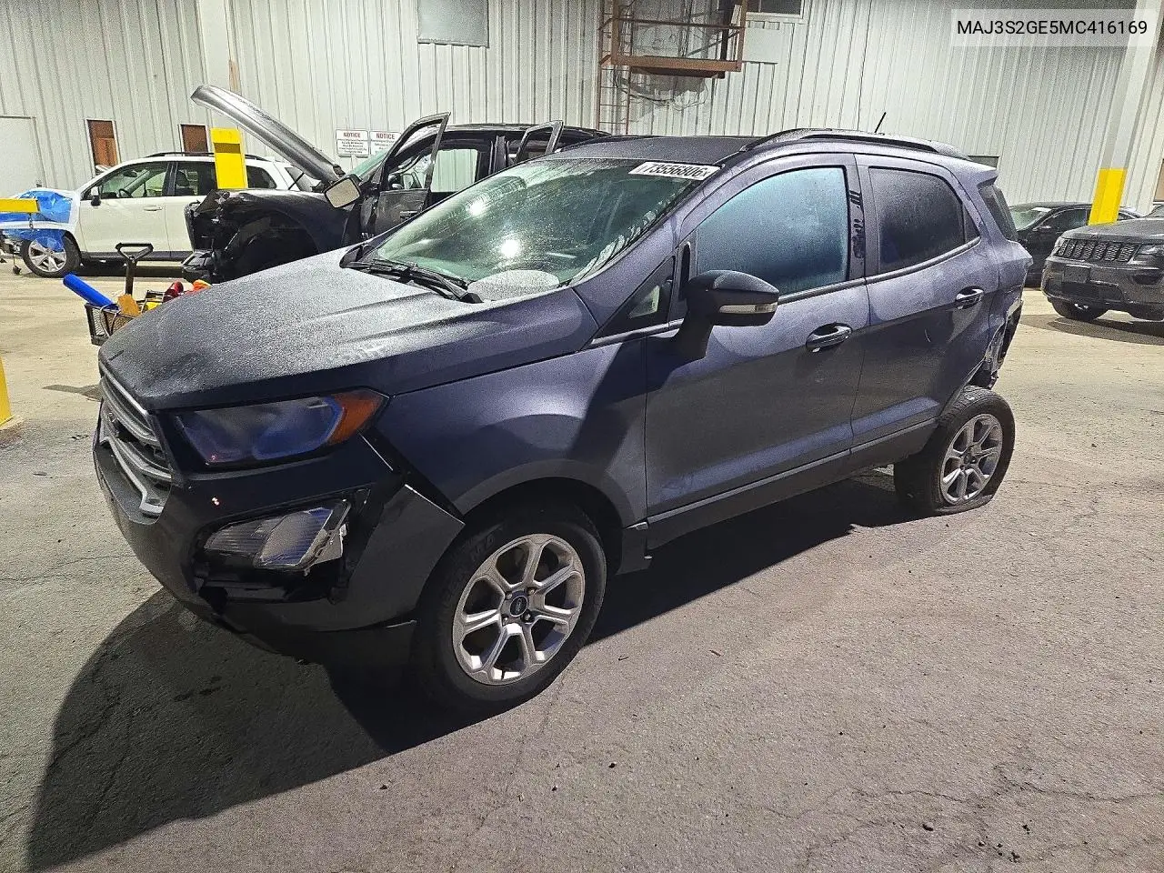 FORD ECOSPORT 2021, VIN MAJ3S2GE5MC416169
