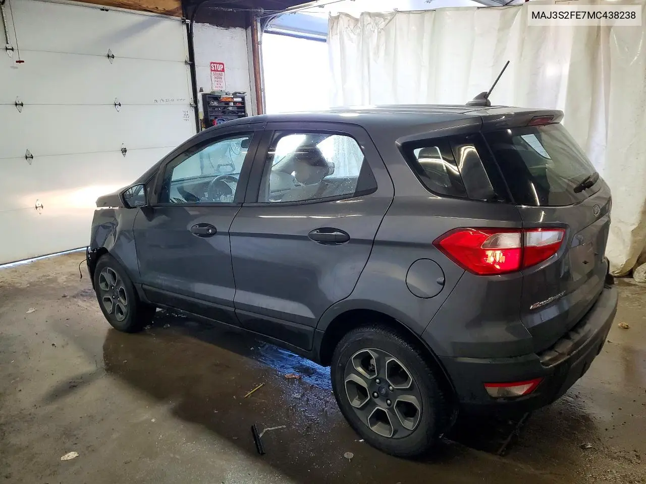 2021 FORD ECOSPORT VIN MAJ3S2FE7MC438238 — фото 2