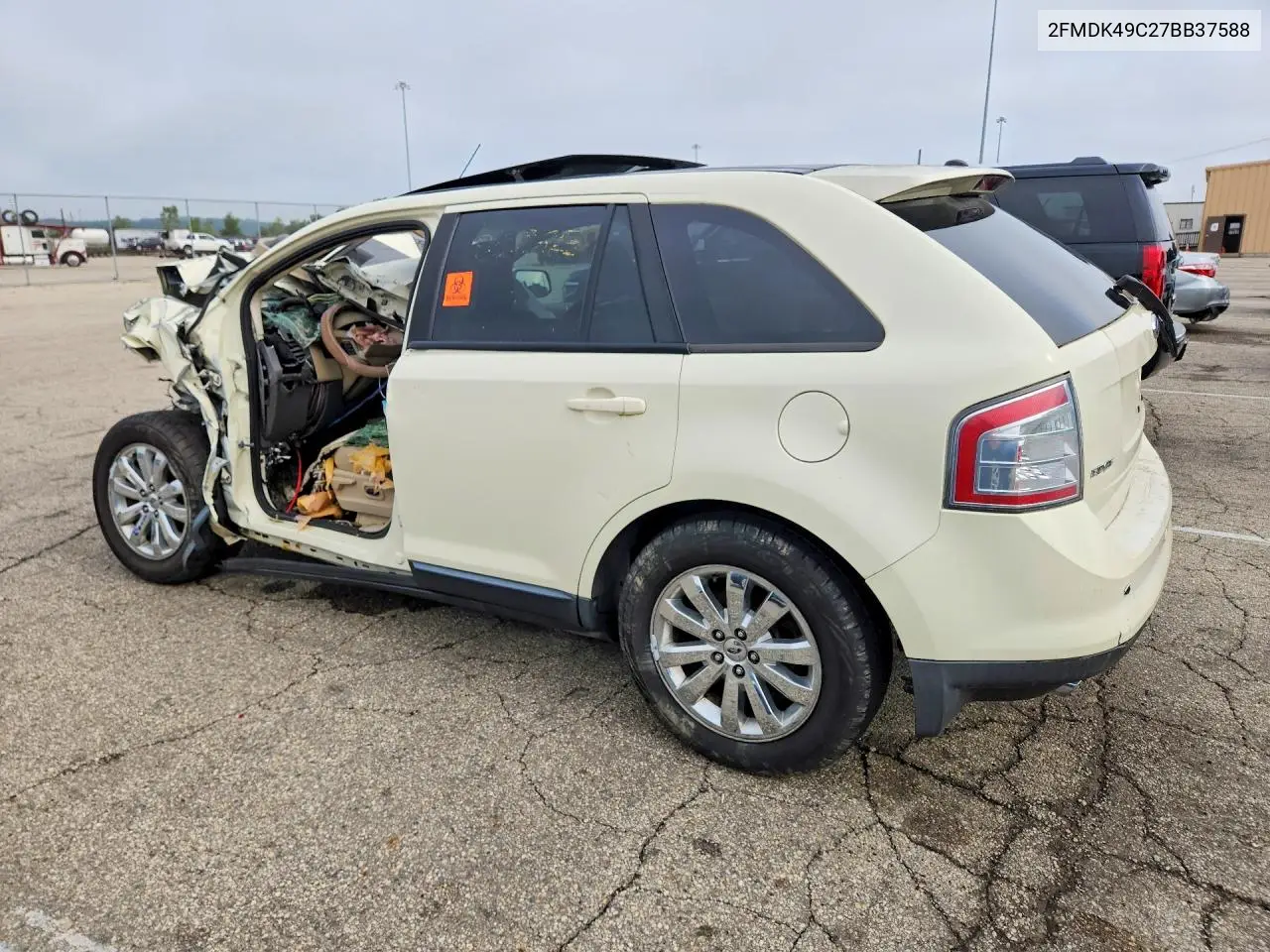 2007 FORD EDGE VIN 2FMDK49C27BB37588 — фото 2