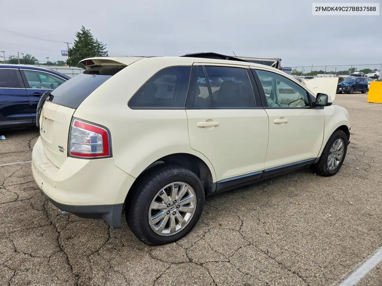2007 FORD EDGE VIN 2FMDK49C27BB37588 — фото 3