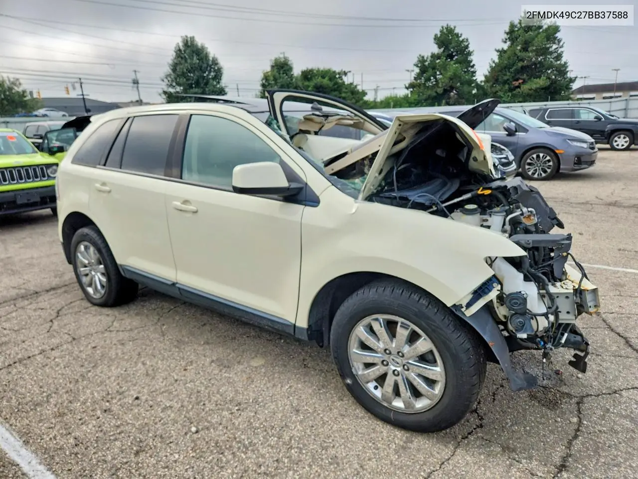2007 FORD EDGE VIN 2FMDK49C27BB37588 — фото 4