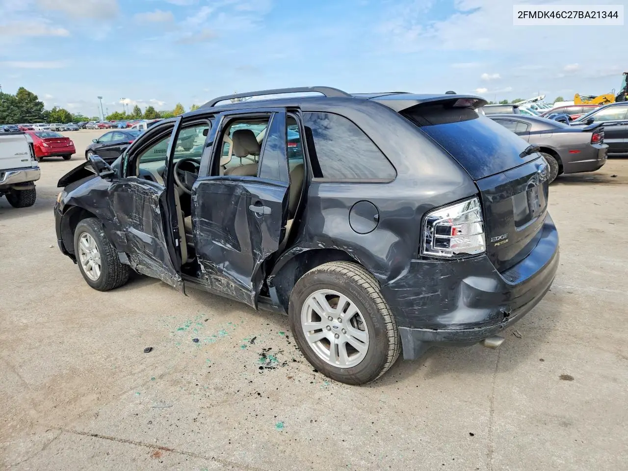 2007 FORD EDGE VIN 2FMDK46C27BA21344 — фото 2