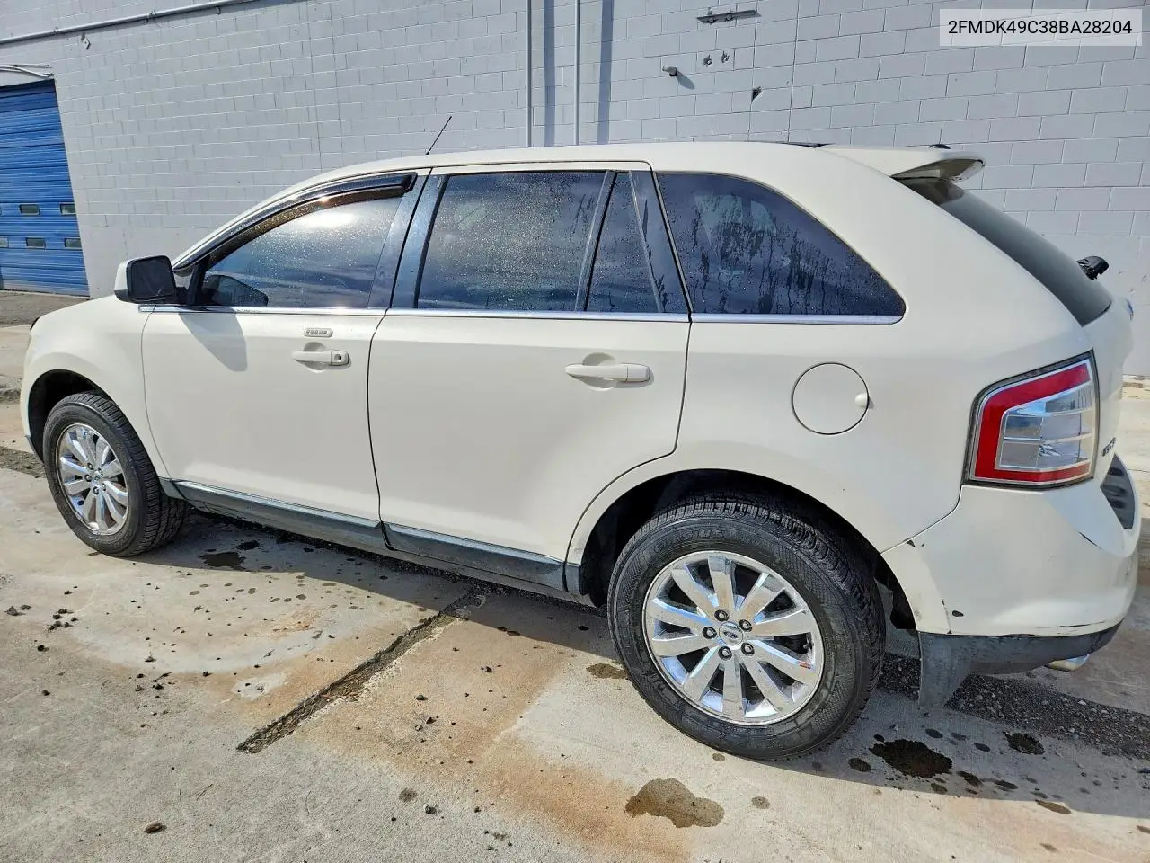 2008 FORD EDGE VIN 2FMDK49C38BA28204 — фото 2
