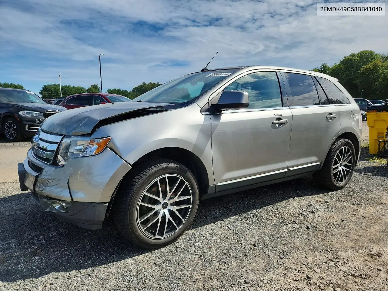 FORD EDGE 2008, VIN 2FMDK49C58BB41040
