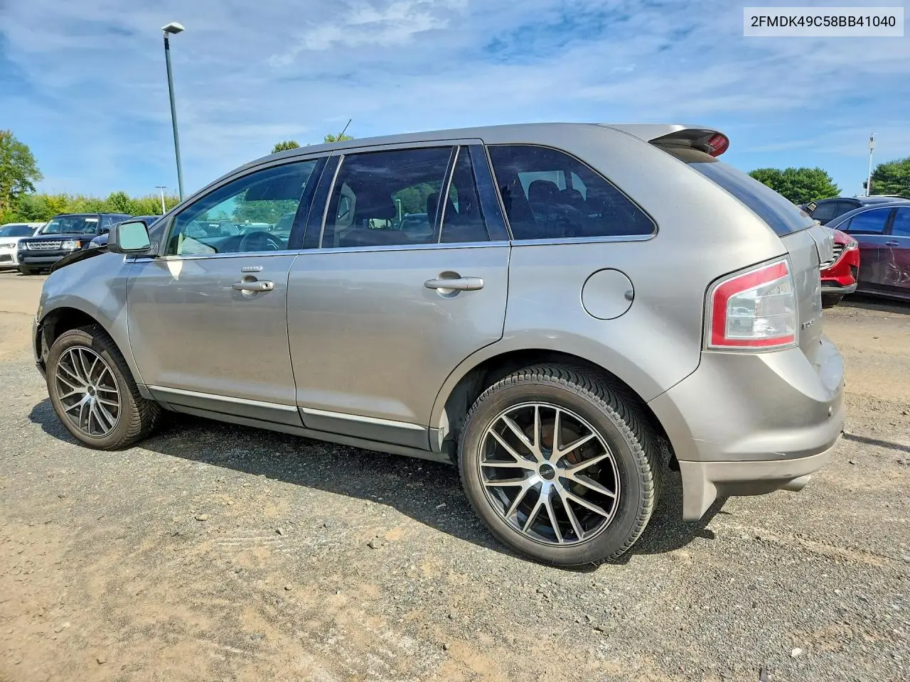 2008 FORD EDGE VIN 2FMDK49C58BB41040 — фото 2