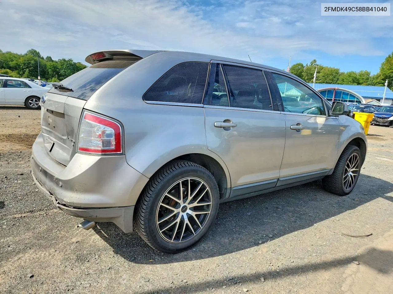 2008 FORD EDGE VIN 2FMDK49C58BB41040 — фото 3
