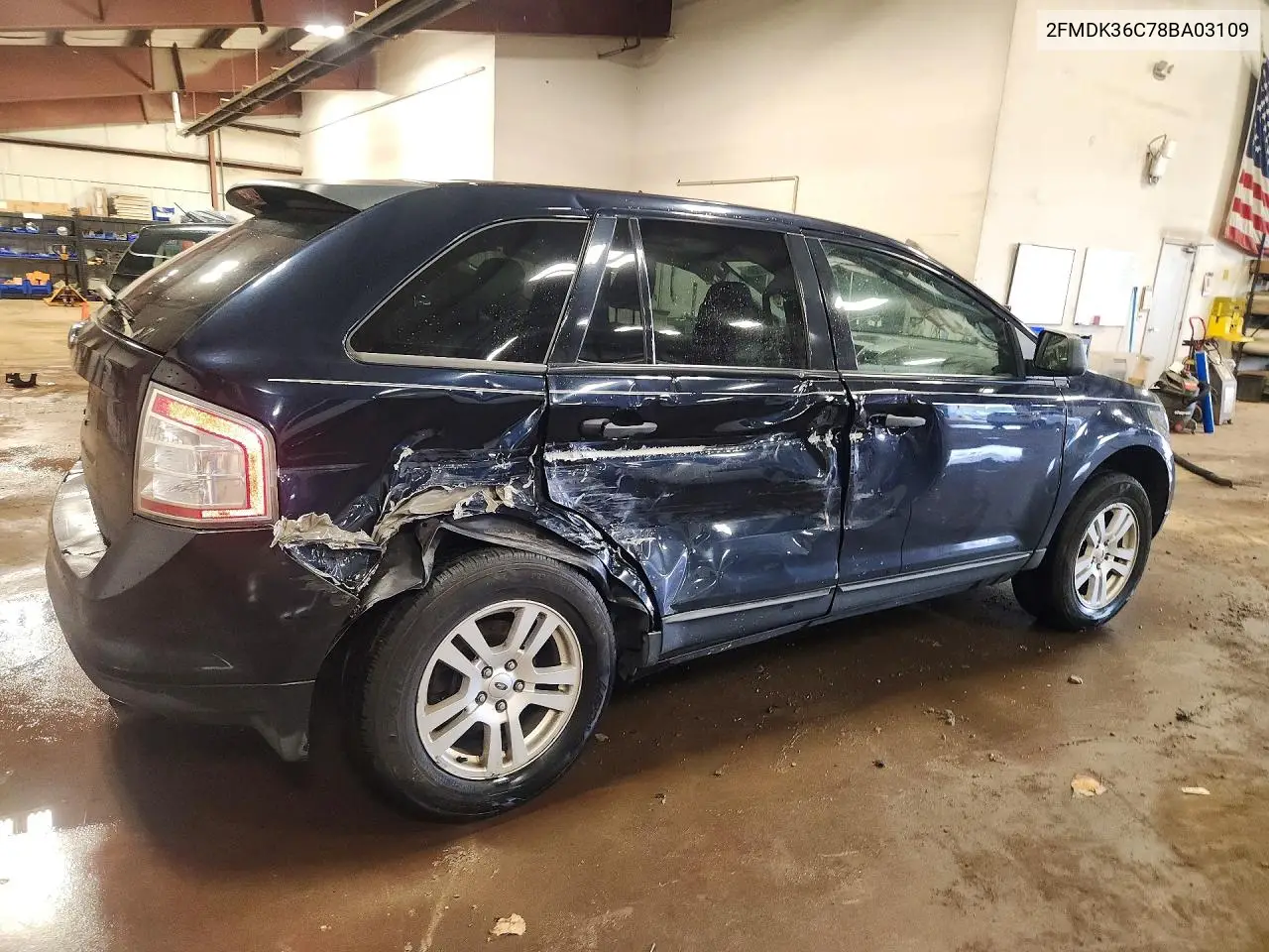 2008 FORD EDGE VIN 2FMDK36C78BA03109 — фото 3