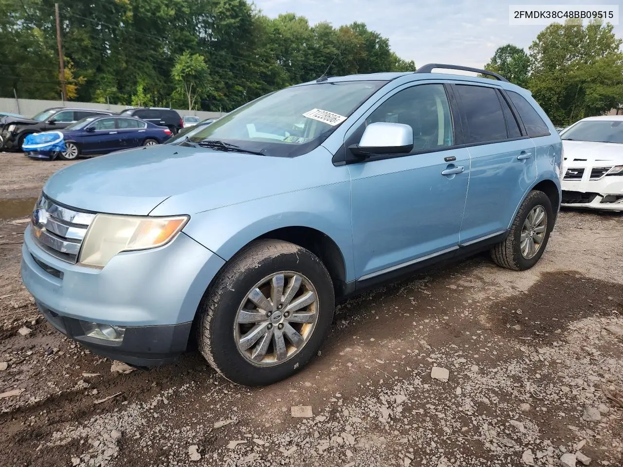 FORD EDGE 2008, VIN 2FMDK38C48BB09515