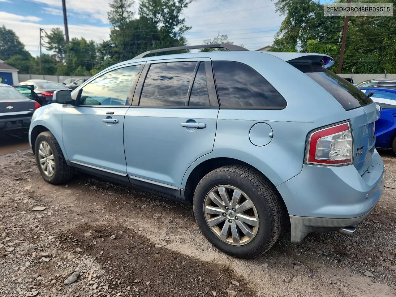 2008 FORD EDGE VIN 2FMDK38C48BB09515 — фото 2