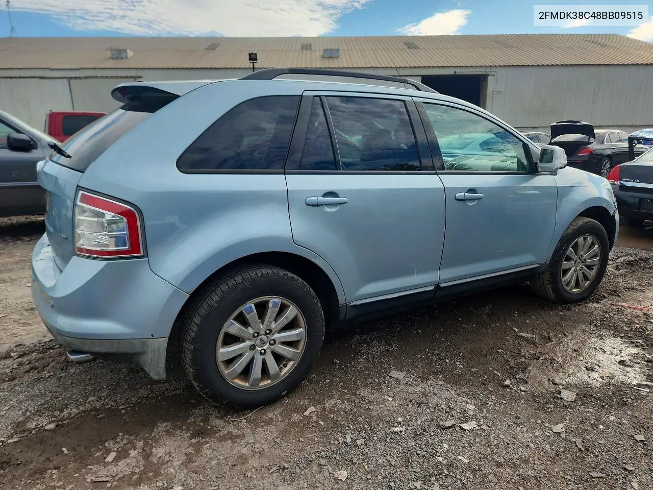2008 FORD EDGE VIN 2FMDK38C48BB09515 — фото 3
