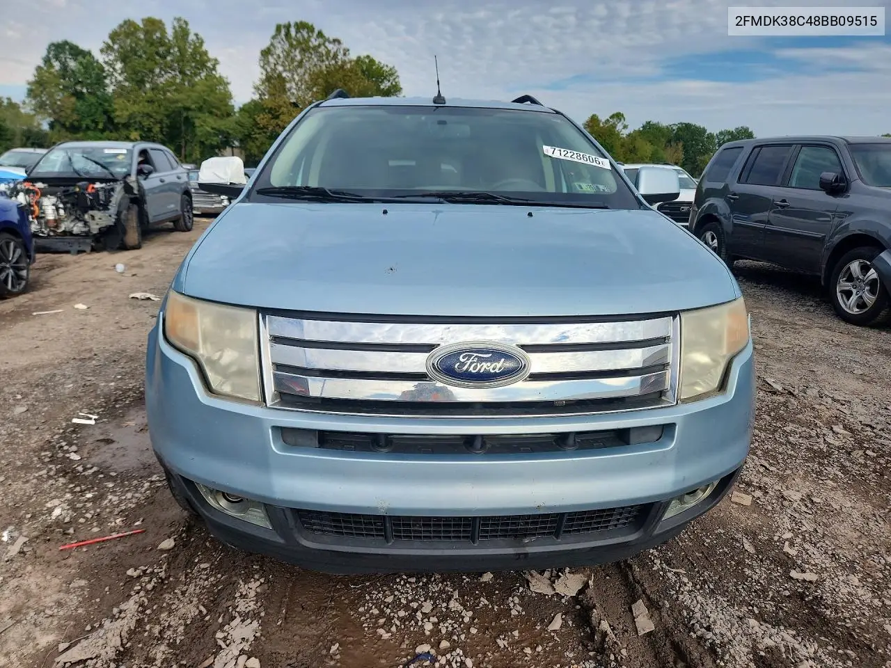 2008 FORD EDGE VIN 2FMDK38C48BB09515 — фото 5