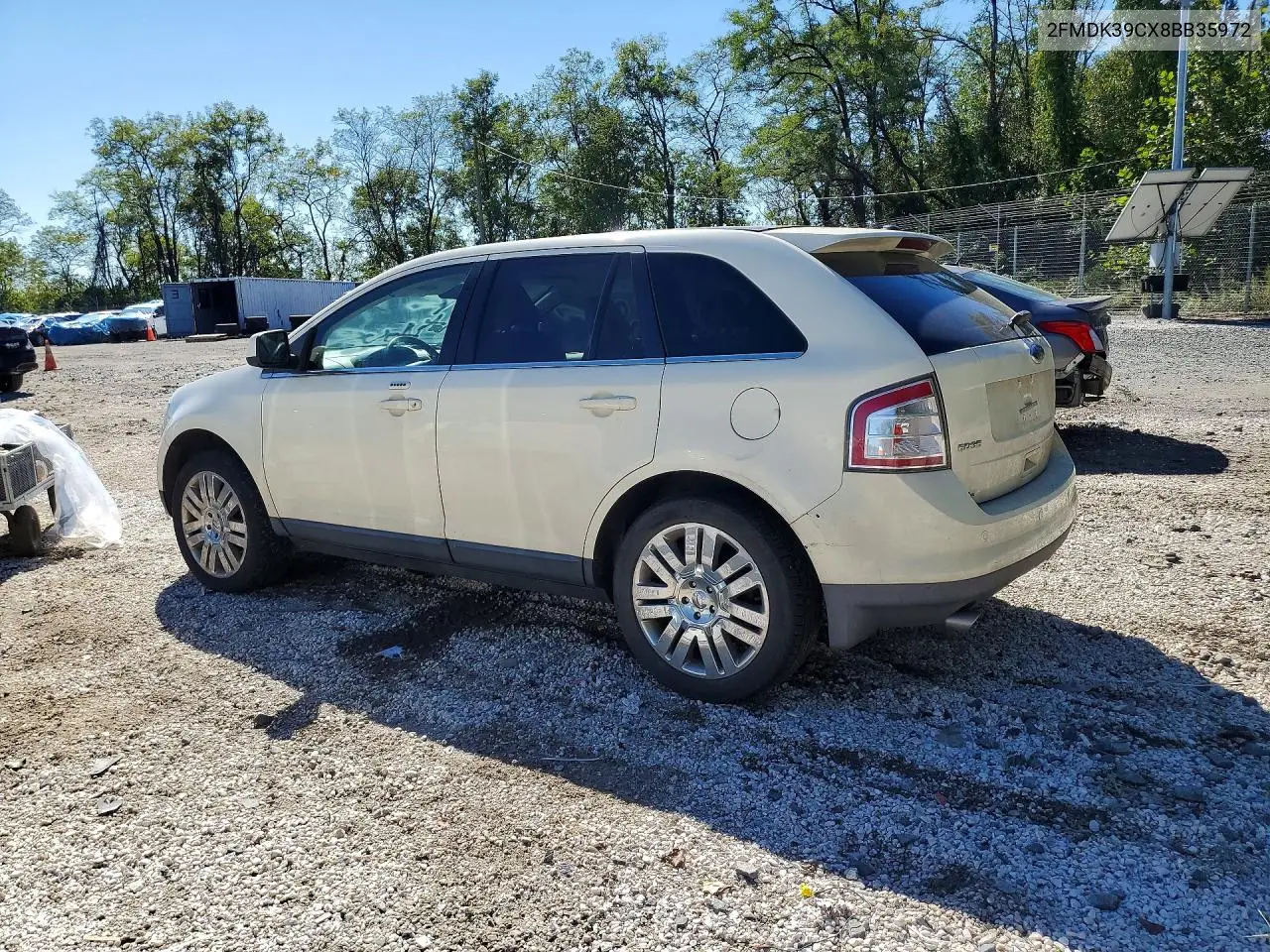 2008 FORD EDGE VIN 2FMDK39CX8BB35972 — фото 2