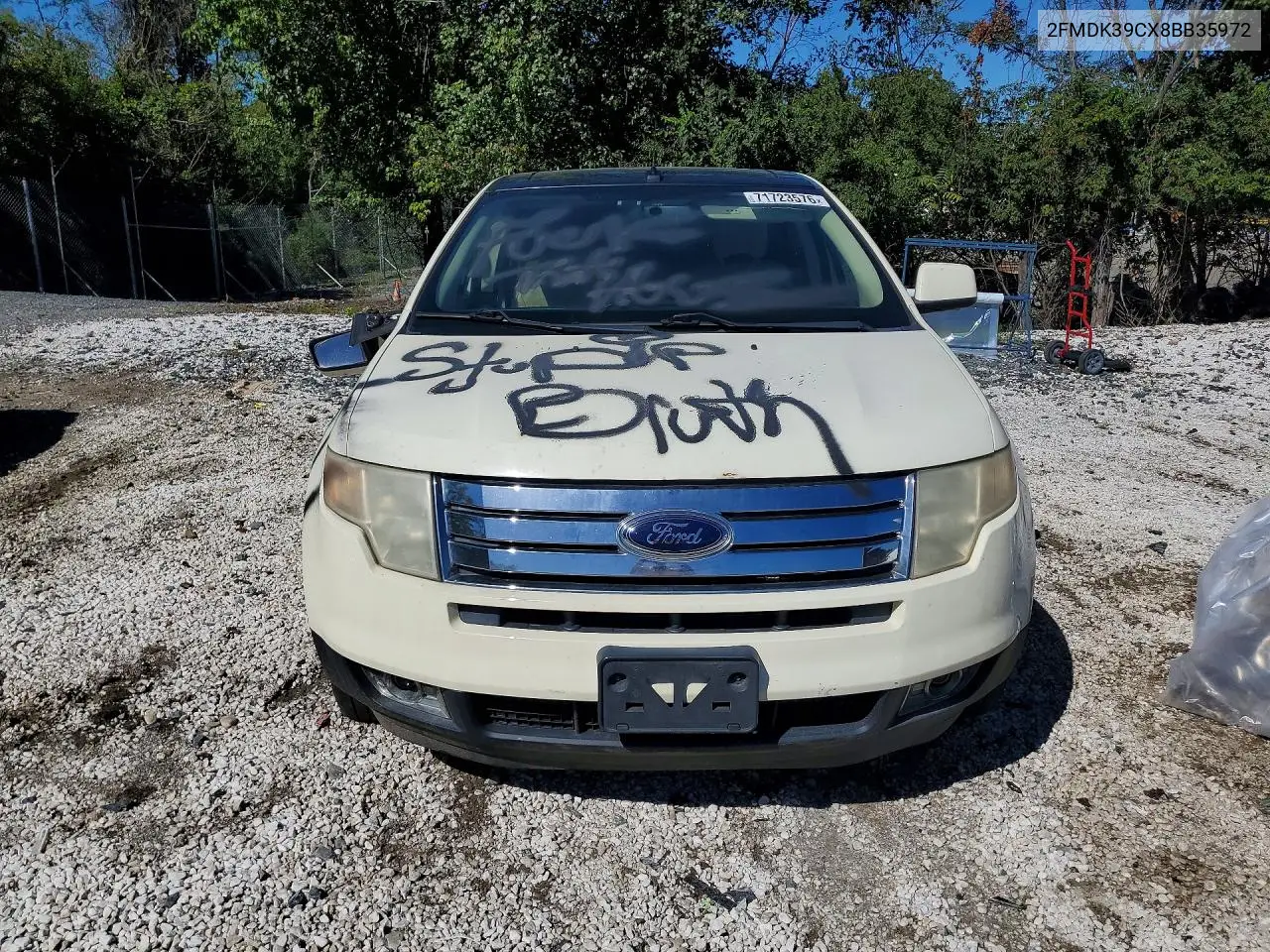 2008 FORD EDGE VIN 2FMDK39CX8BB35972 — фото 5