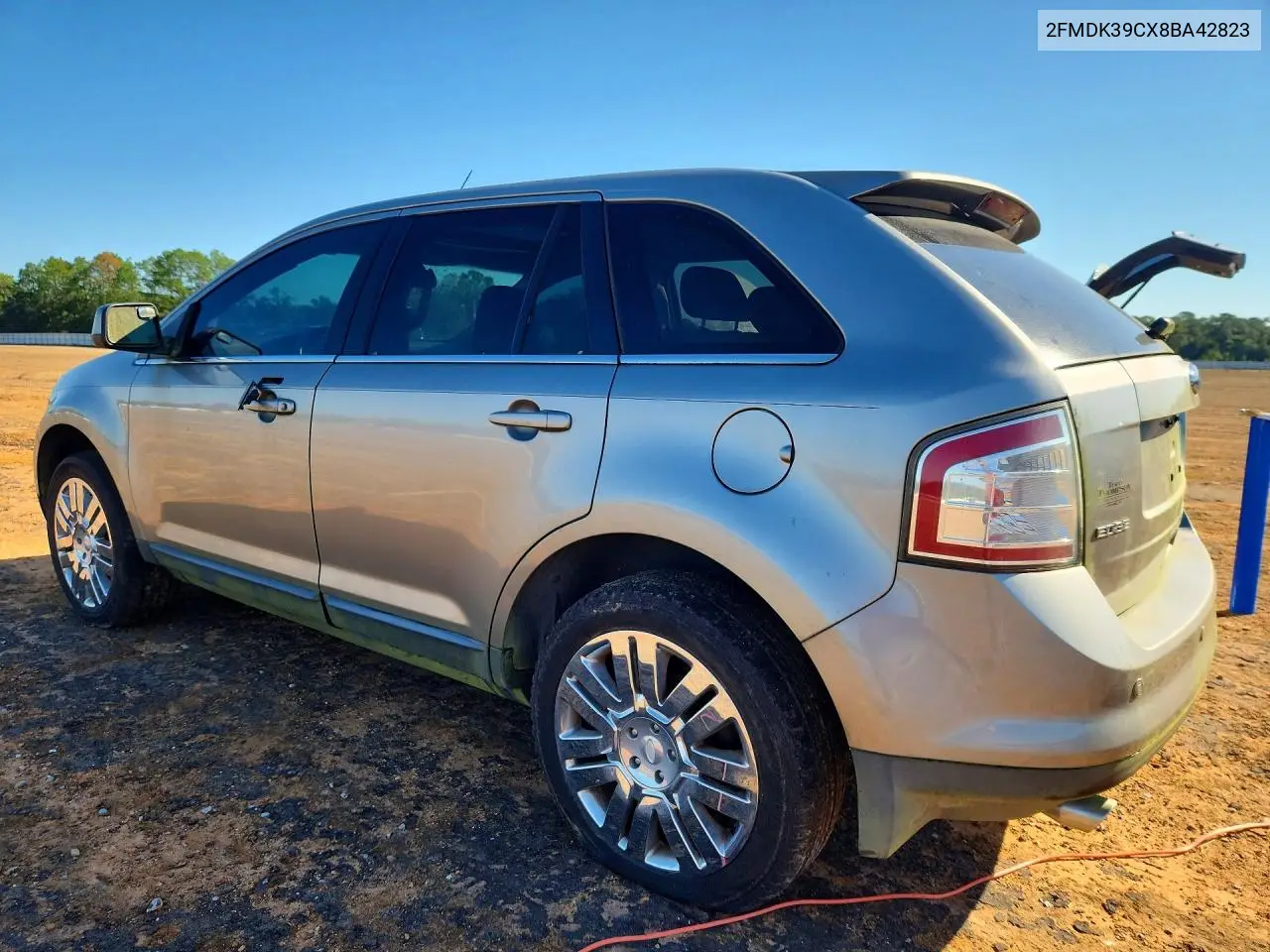 2008 FORD EDGE VIN 2FMDK39CX8BA42823 — фото 2