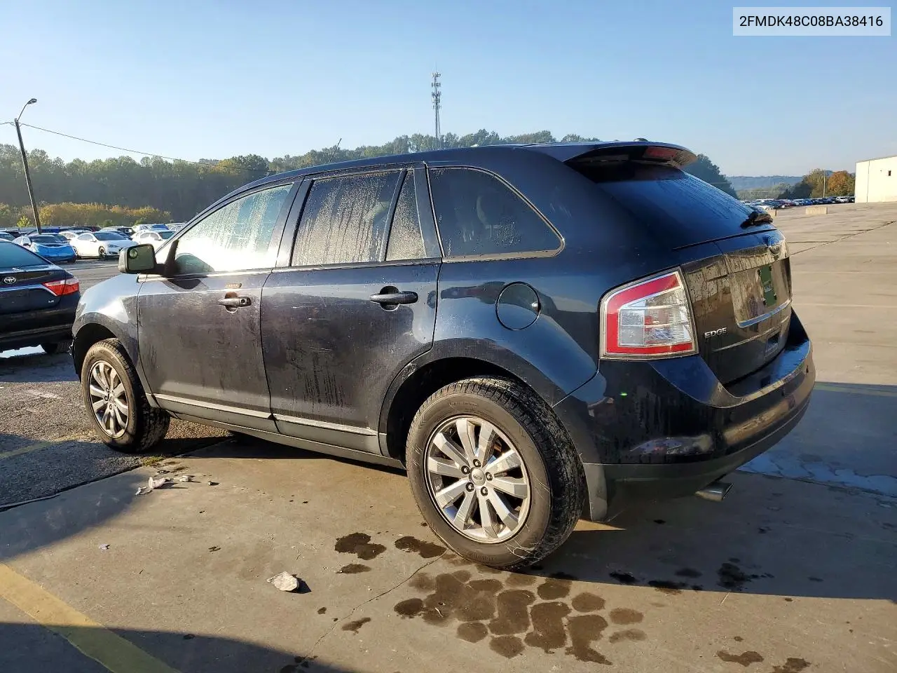 2008 FORD EDGE VIN 2FMDK48C08BA38416 — фото 2