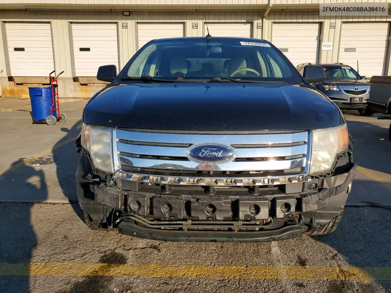 2008 FORD EDGE VIN 2FMDK48C08BA38416 — фото 5
