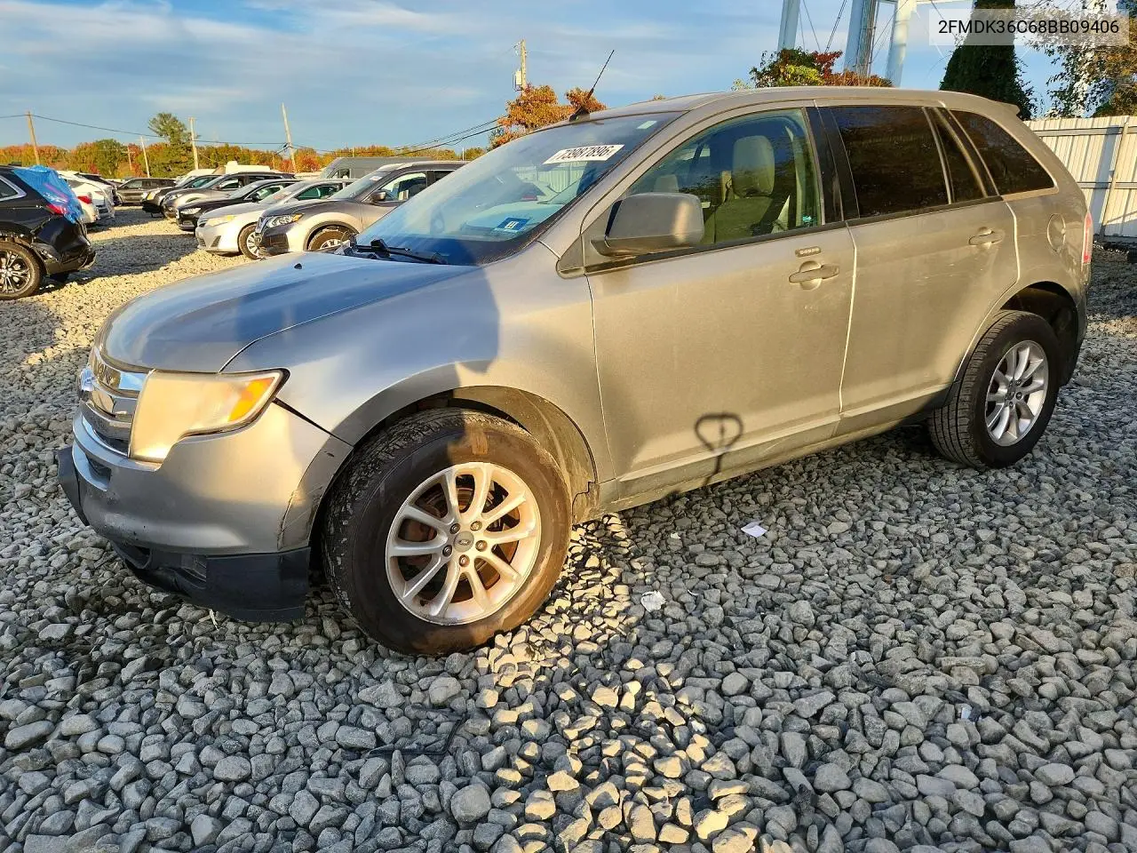 FORD EDGE 2008, VIN 2FMDK36C68BB09406
