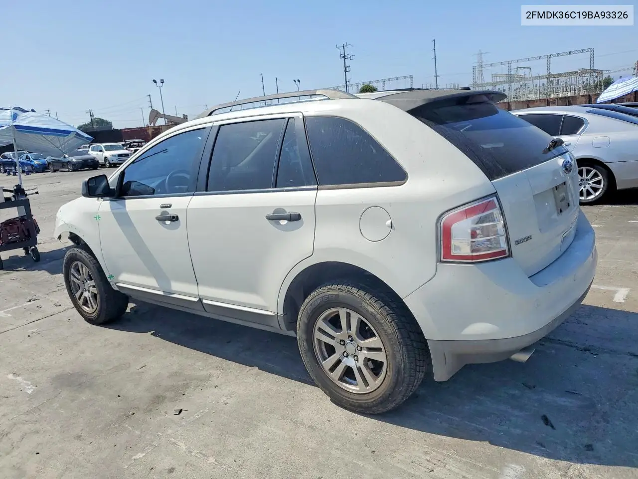 2009 FORD EDGE VIN 2FMDK36C19BA93326 — фото 2