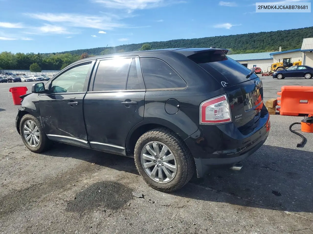 2010 FORD EDGE VIN 2FMDK4JC6ABB78681 — фото 2