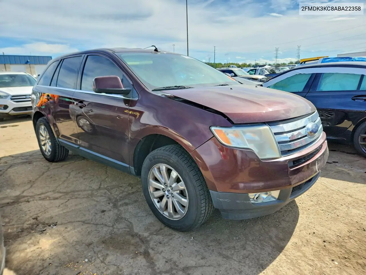 2010 FORD EDGE VIN 2FMDK3KC8ABA22358 — фото 4